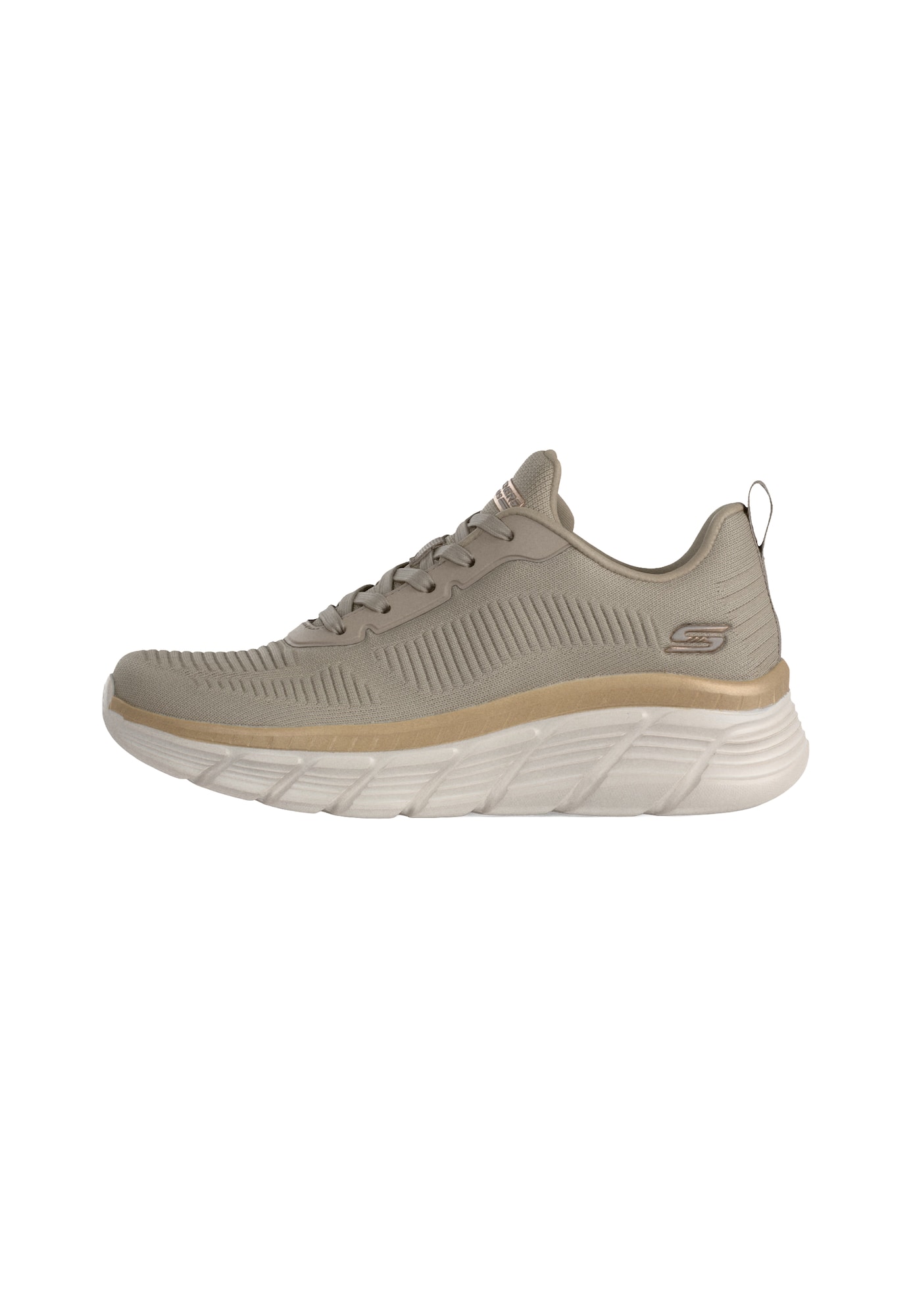 SKECHERS Matalavartiset tennarit 'Bobs B Flex Hi' meleerattu ruskea