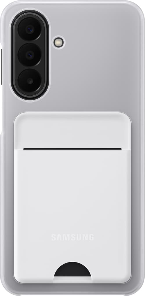 Samsung Card Slot Case Samsung Galaxy A27 Vaaleanharmaa
