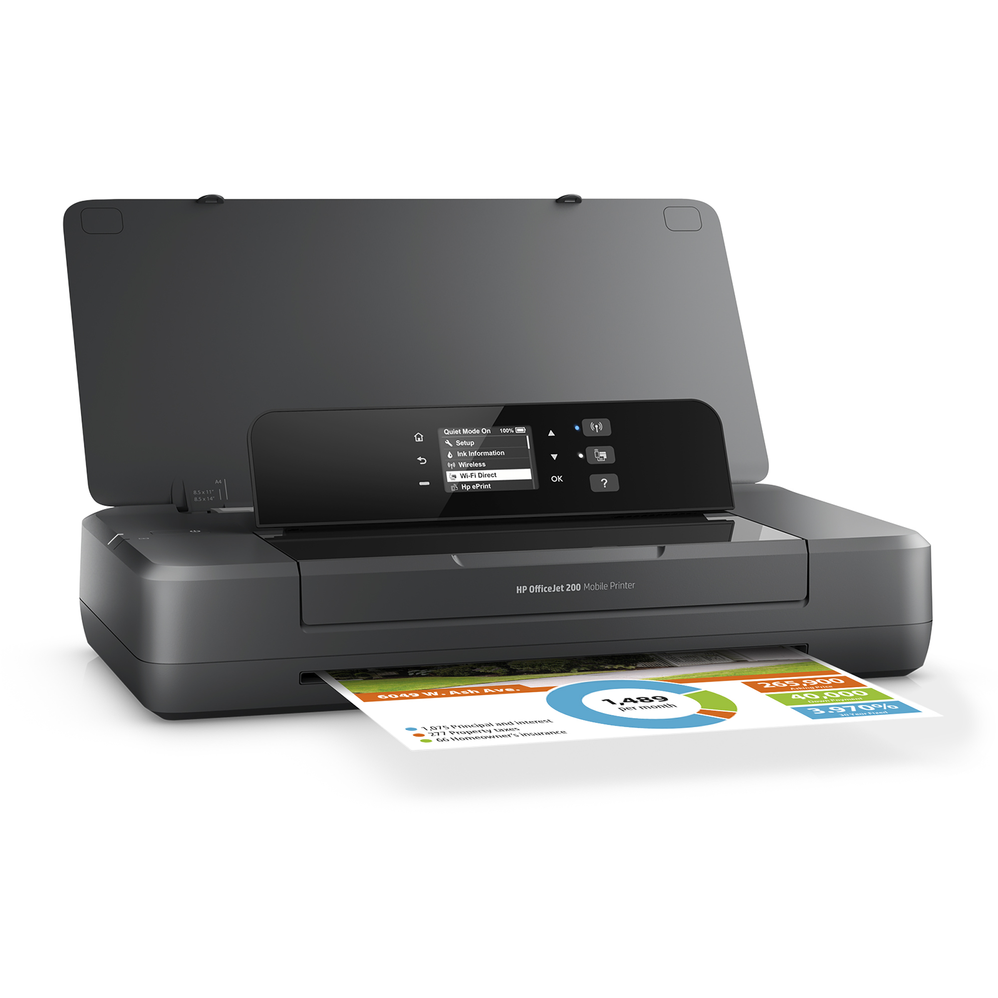 HP Officejet 200 Mobile All-in-One A4 -värimustesuihkutulostin