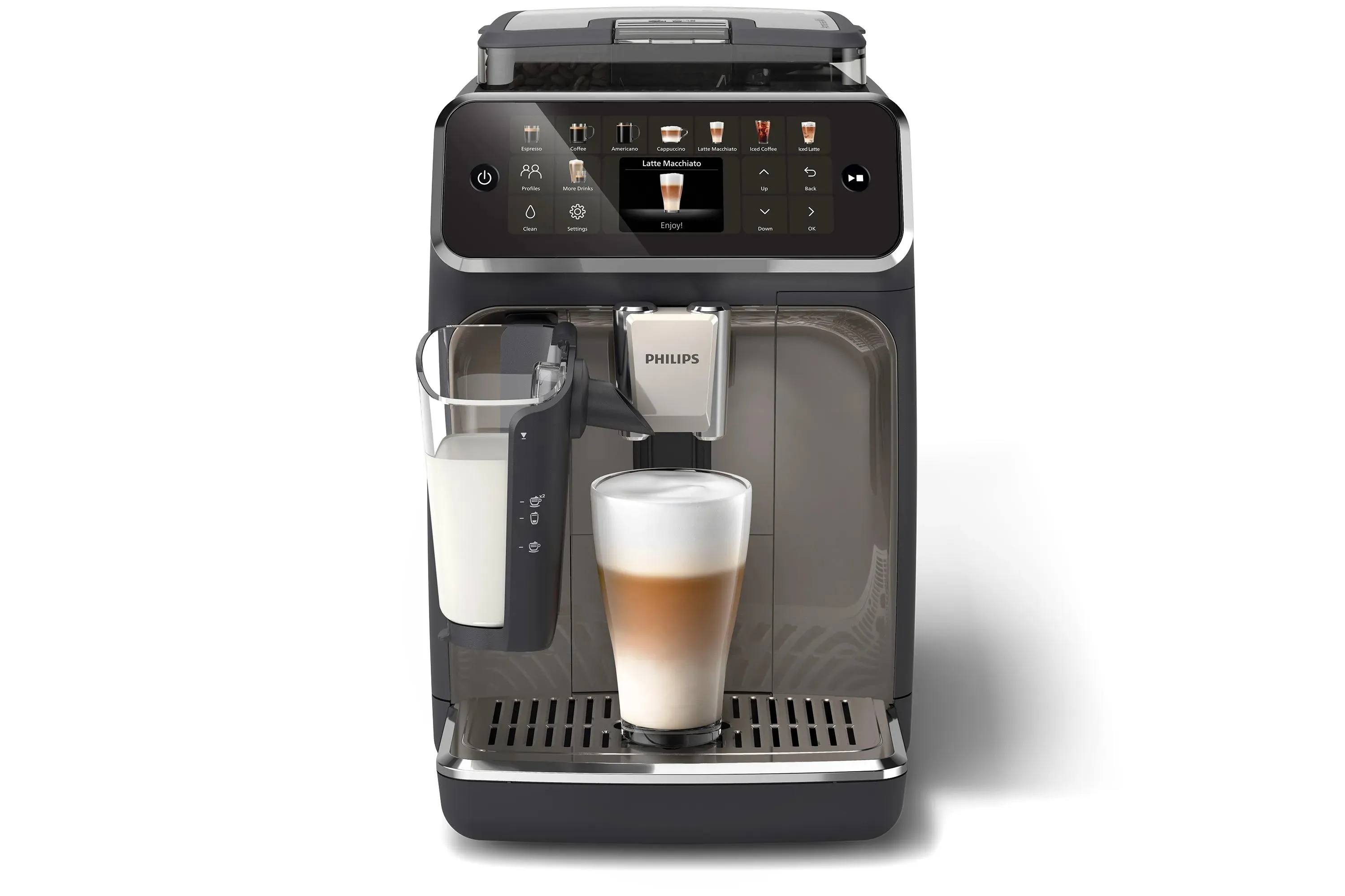 Philips 5500 series Täysautomaattinen Espressokone EP5549/70 LatteGo, Espressokone, 1,8 L, Kahvipavut, Sisäänrakennettu jauhin, 1500 W