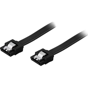 Deltaco SATA-1003 SATA-kaapeli 1 m Musta
