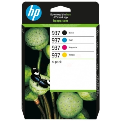 HP 937 / 6C400NE - 4-Pack (Black Yellow Magenta Cyan) Ink