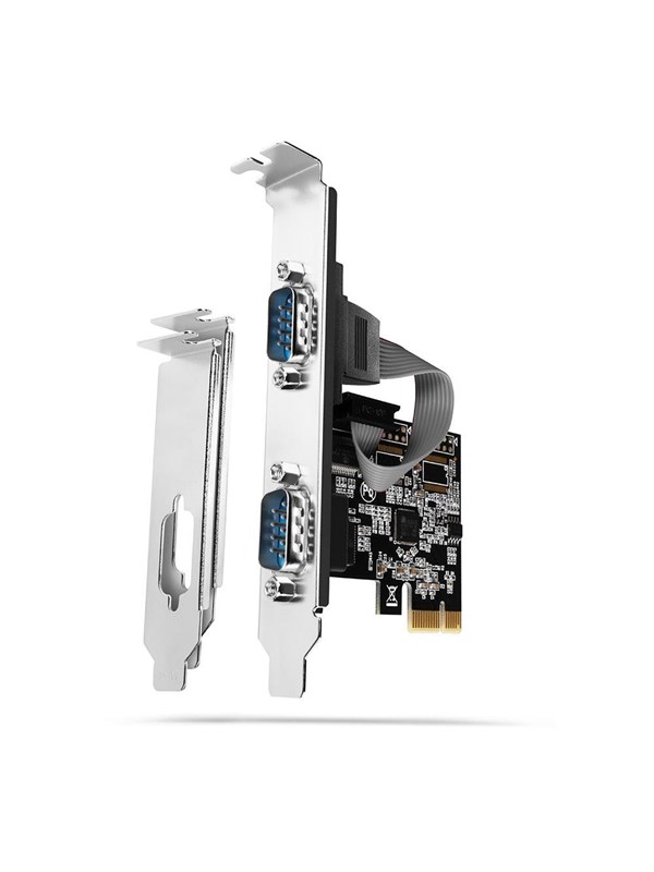 AXAGON 2 sarjaporttia DB9 PCI-Express -kortti