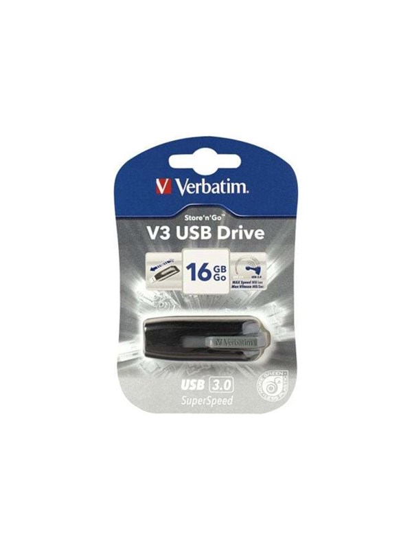 VERBATIM Verbatim SuperSpeed USB 3.0 V3 16 GB Store'N'Go 0023942491729 Vastaa: N/A