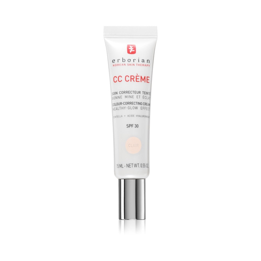 Erborian CC Crème Centella Asiatica heleyttävä voide tasaiselle ihonsävylle SPF 25 pieni pakkaus sävy Clair 15 ml