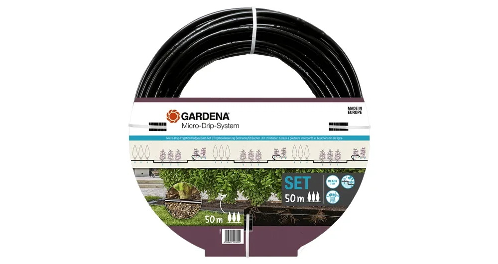 Gardena Micro-Drip-System kastelu pensas-/pensassarjoille - 50 metriä