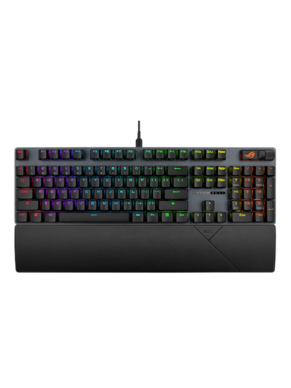 ASUS ROG Strix Scope II X Full Size - Pelinäppäimistö - Pohjoismainen - Musta