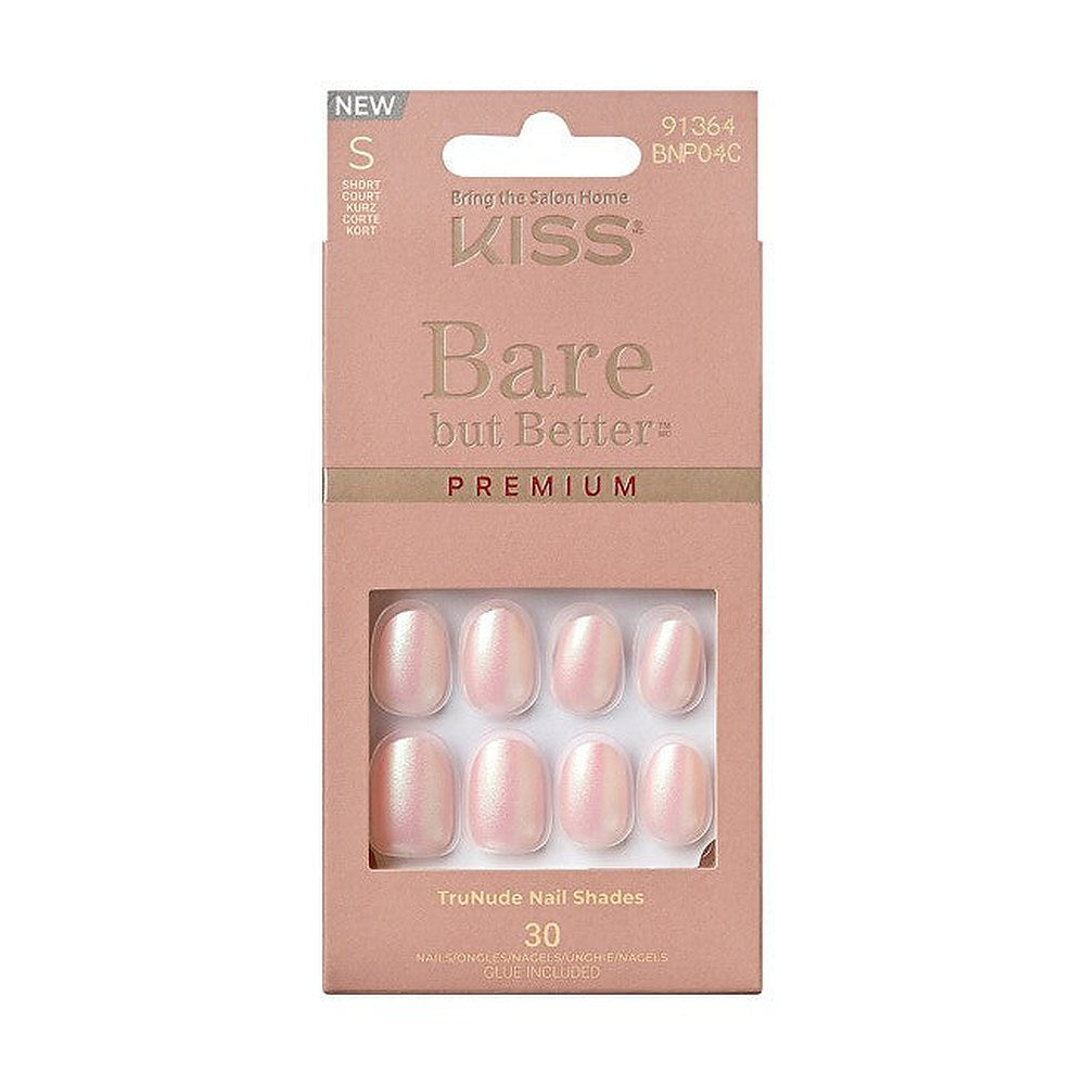 Kiss Unghie Adesive Bare-But-Better Premium Nails Mocha 30 Pezzi — Unghie adesive