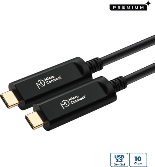 Microconnect Mc-usb3.1c15op Usb-kaapeli Usb 3.2 Gen 2 (3.1 Gen 2) 15 M Usb C Musta 15m Usb-c Usb-c Musta