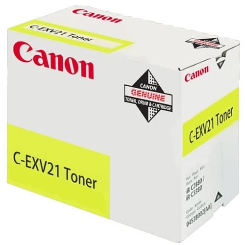 Canon Canon C-EXV 21 Värikasetti keltainen, 14.000 sivua 0455B002 Vastaa: N/A