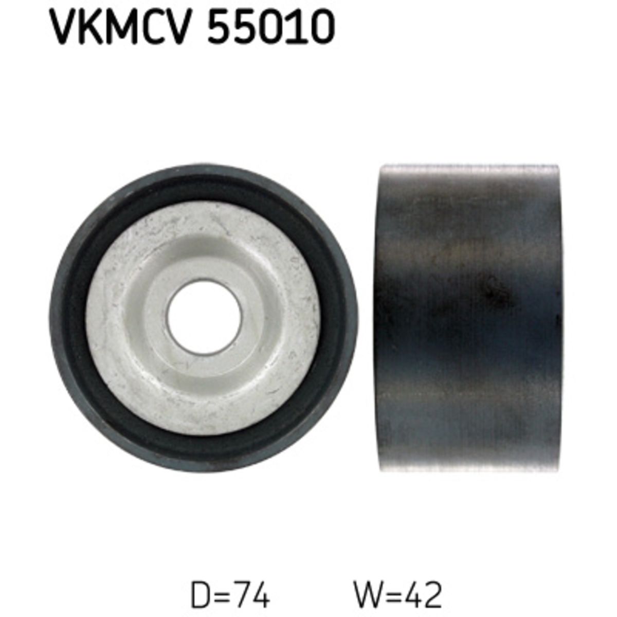 Ohjainrulla, moniurahihna SKF VKMCV 55010