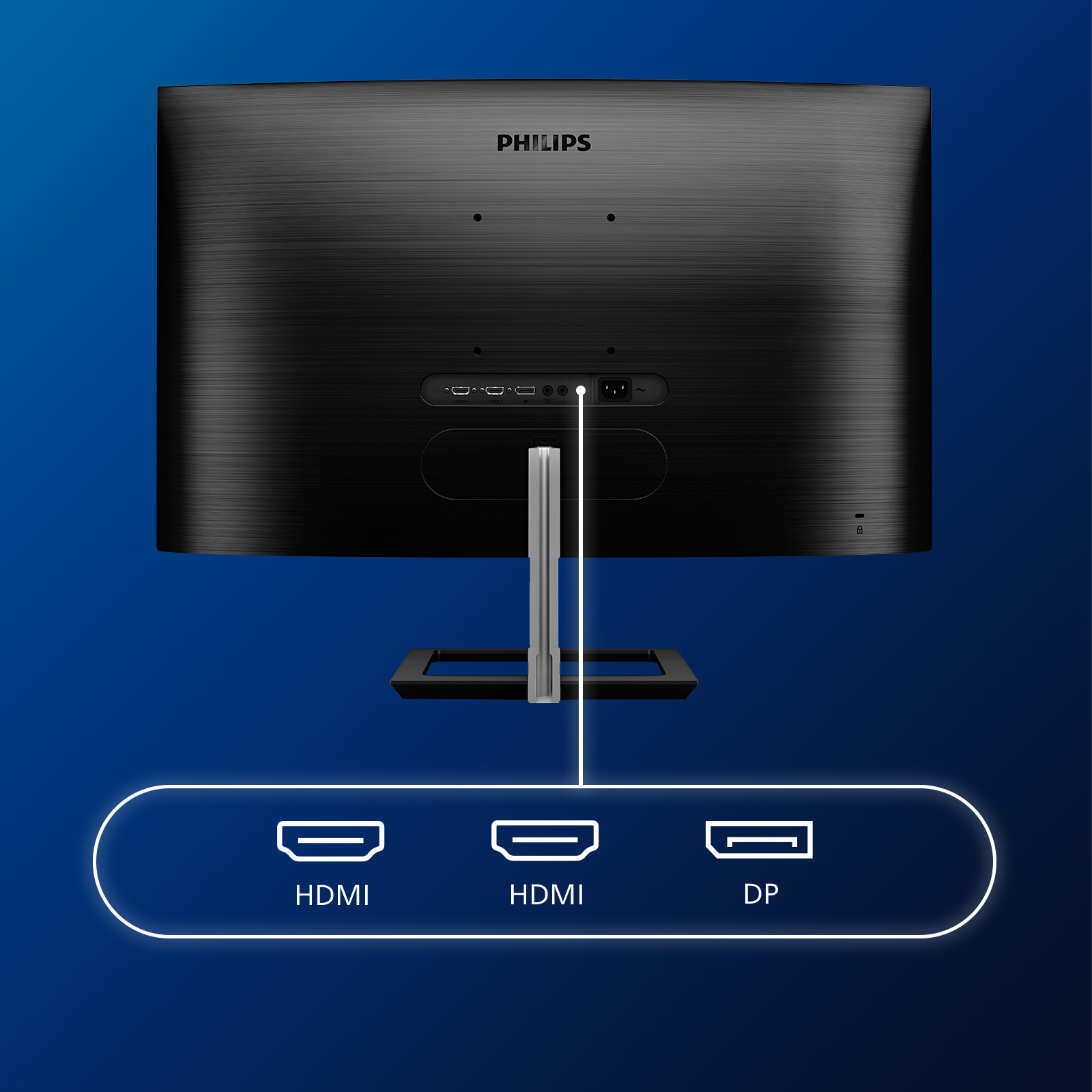Philips E-Line 328E1CA 32" 4K UHD, VA -kaareva näyttö
