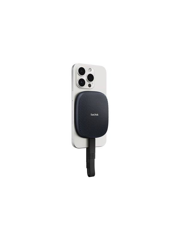 SanDisk Creator Phone SSD 2 Tt USB 3.2 Gen 2 (USB-C) -ulkoinen SSD, iskunkestävä, kannettava