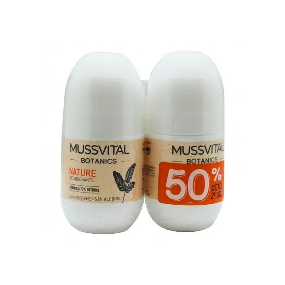 Mussvital Botanics Deo Nature 75 ml, 2 kpl:n sarja