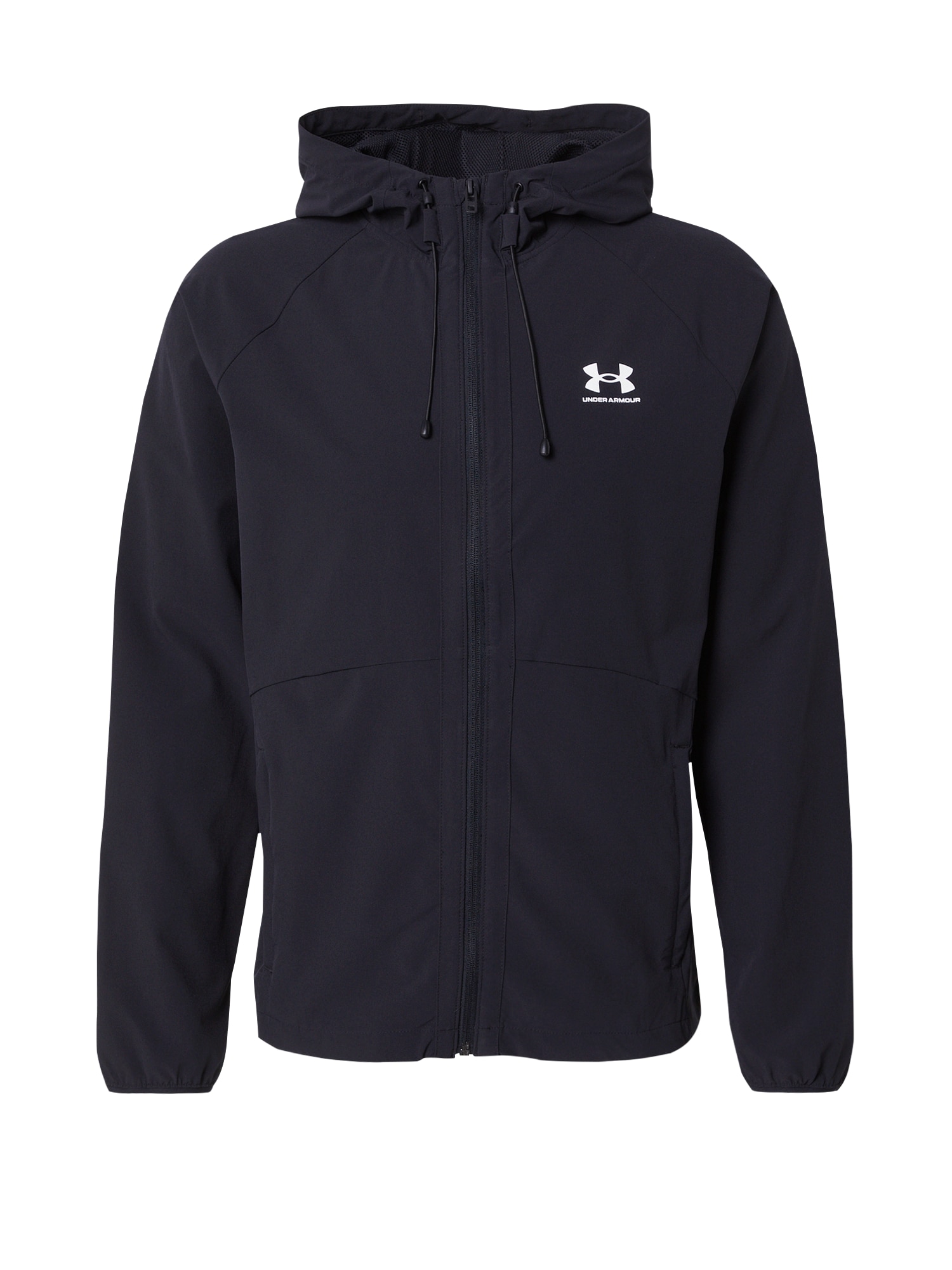 UNDER ARMOUR Urheilutakki 'Vibe' musta / valkoinen