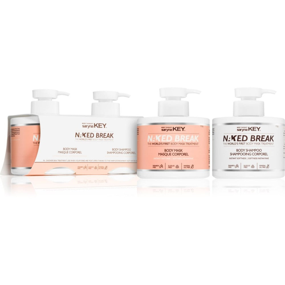 Saryna Key Break setti (vartalolle) Break vartaloshampoo 500 ml + Break maschera runko 500 ml