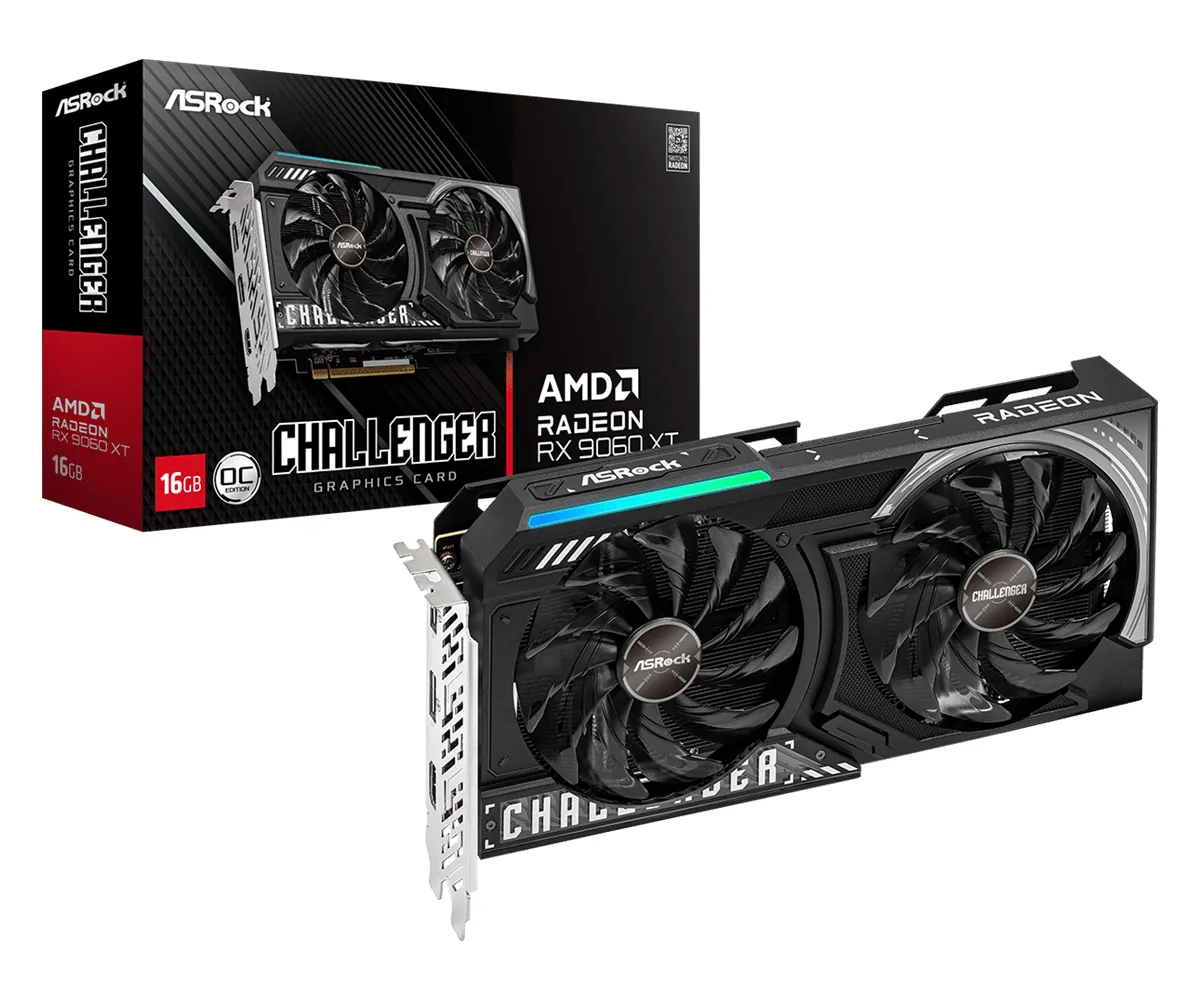 ASRock Radeon RX 9060 XT Challenger OC 16 Gt -näytönohjain