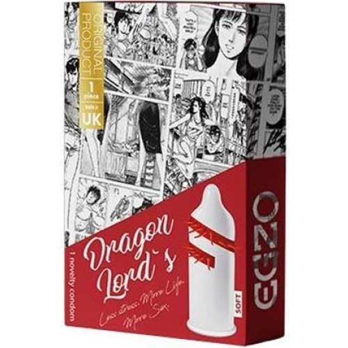 Egzo Dragon Lord muotoiltu kondomi