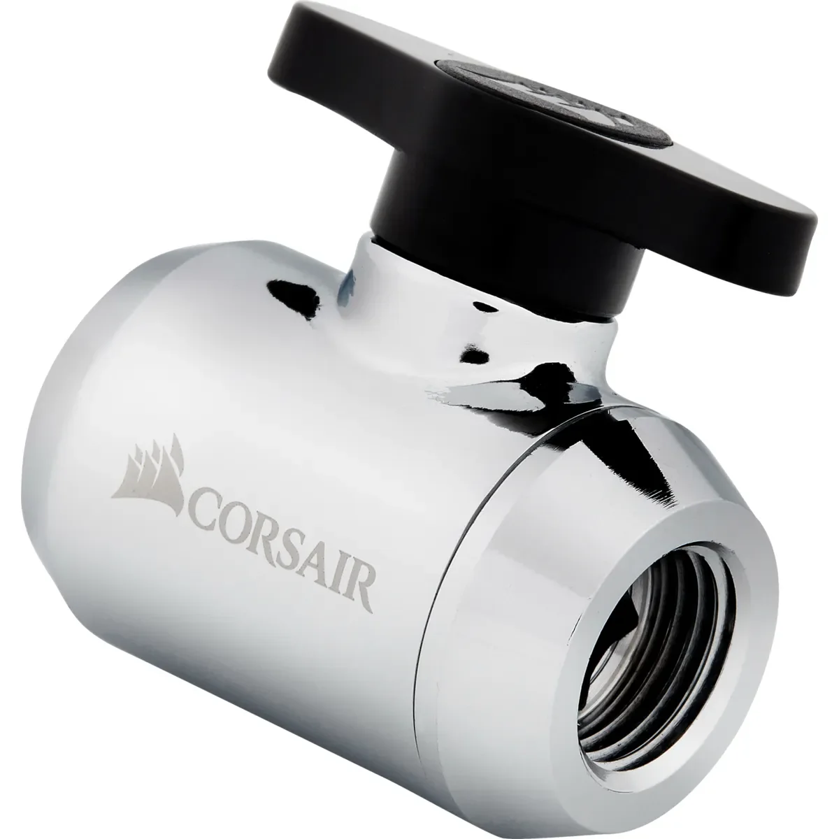Corsair Hydro X Series XF -sulkupalloventtiili, kromi