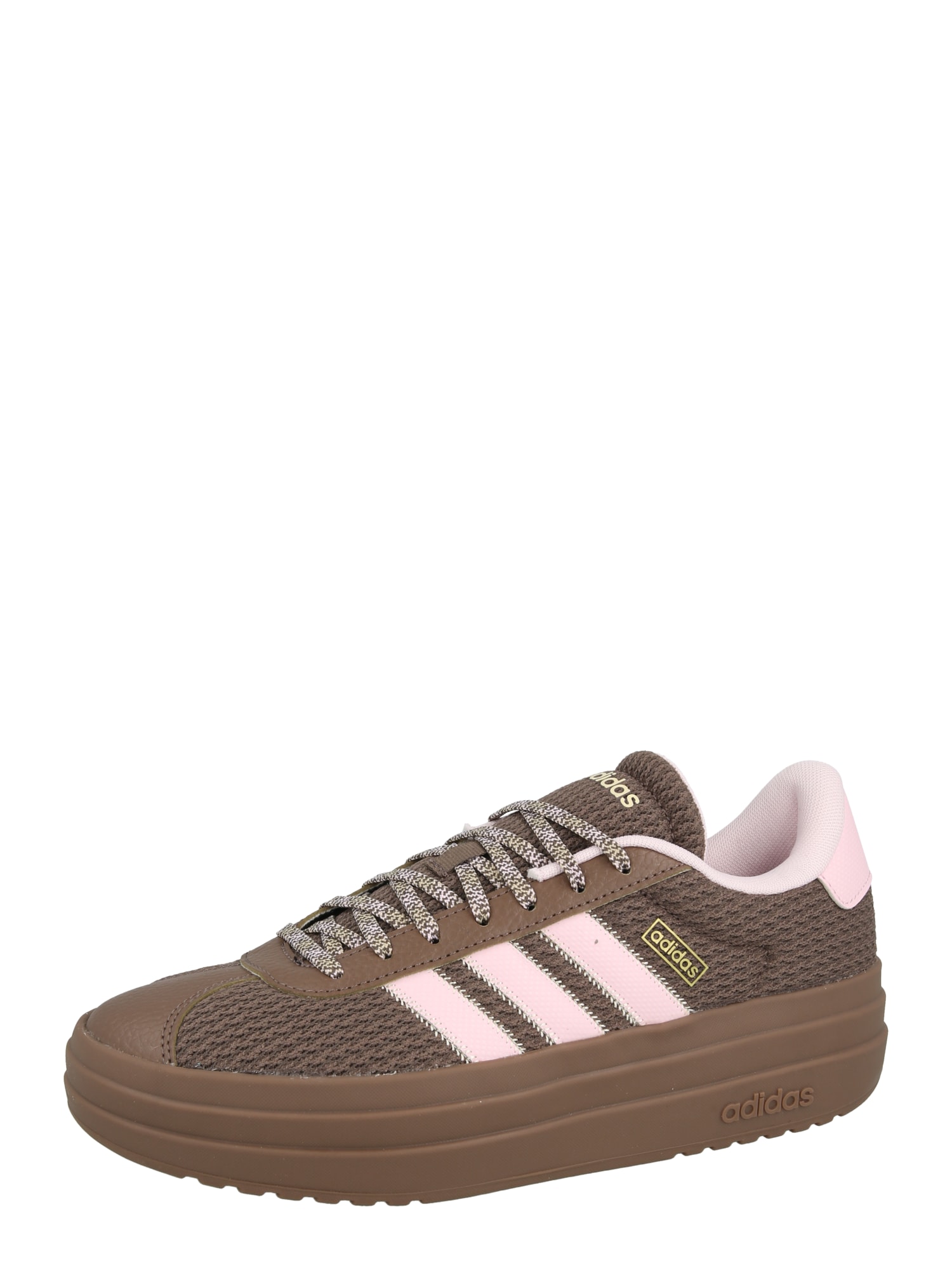 ADIDAS SPORTSWEAR Matalavartiset tennarit 'VL COURT BOLD' ruskea / roosa