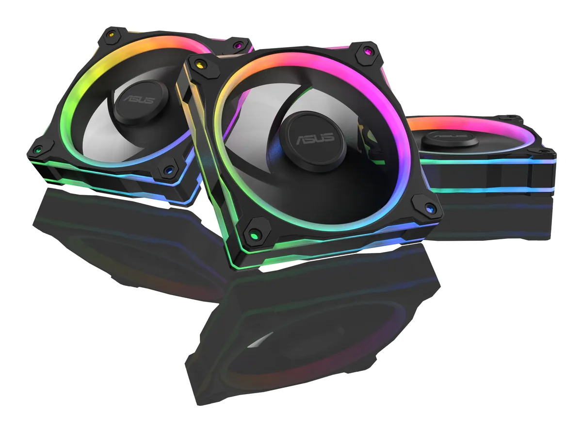 ASUS Prime MR120 Fan ARGB Black 3in1 - Musta RGB LED valolla