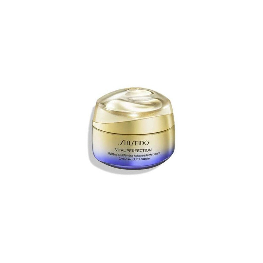 Shiseido Vital Perfection Edistynyt kiinteyttävä ja virkistävä silmänympärysvoide 15 ml