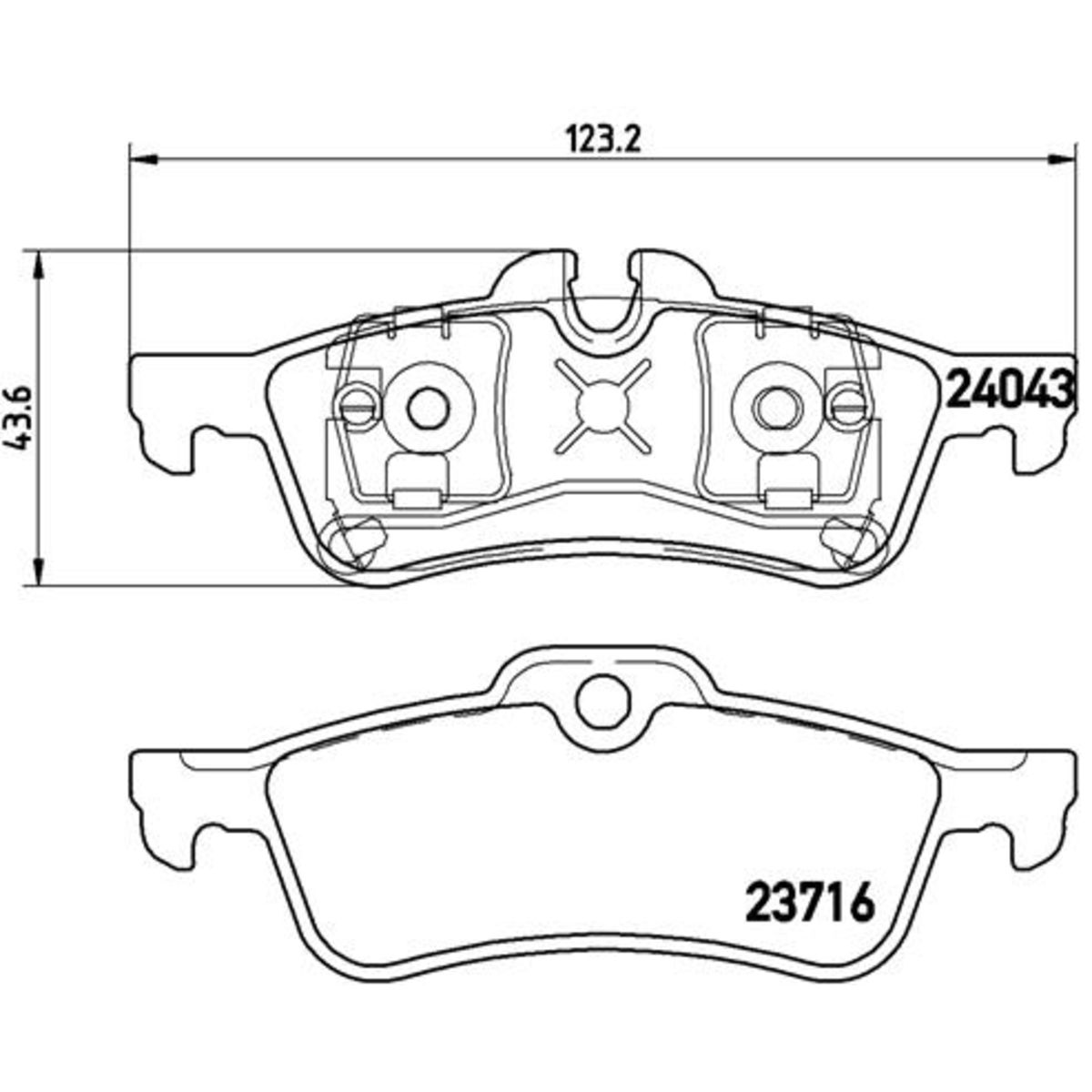Jarrupalat, levyjarru BREMBO P 06 032