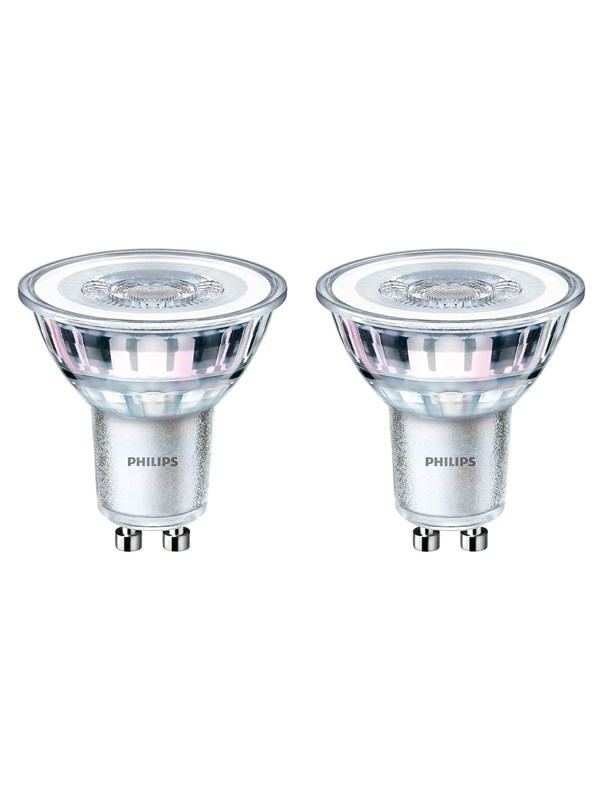 Philips LED-heijastin GU10 4,6W 2 700 K 36° 2 kpl