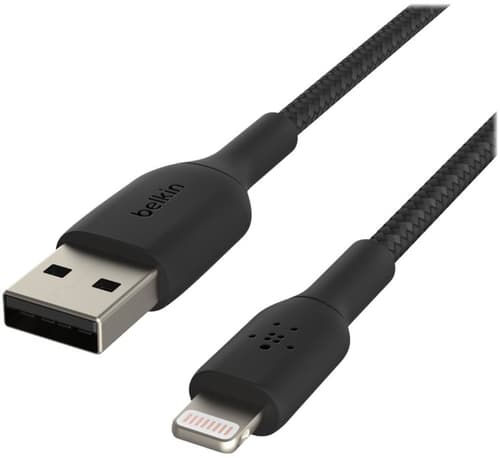 Belkin BoostCharge Lightning – USB-A -kaapeli, 2 m, musta