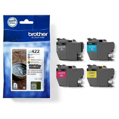 Brother Muste, Multipack (bk/c/m/y), 550 Sivua – Mfc-j5340dw