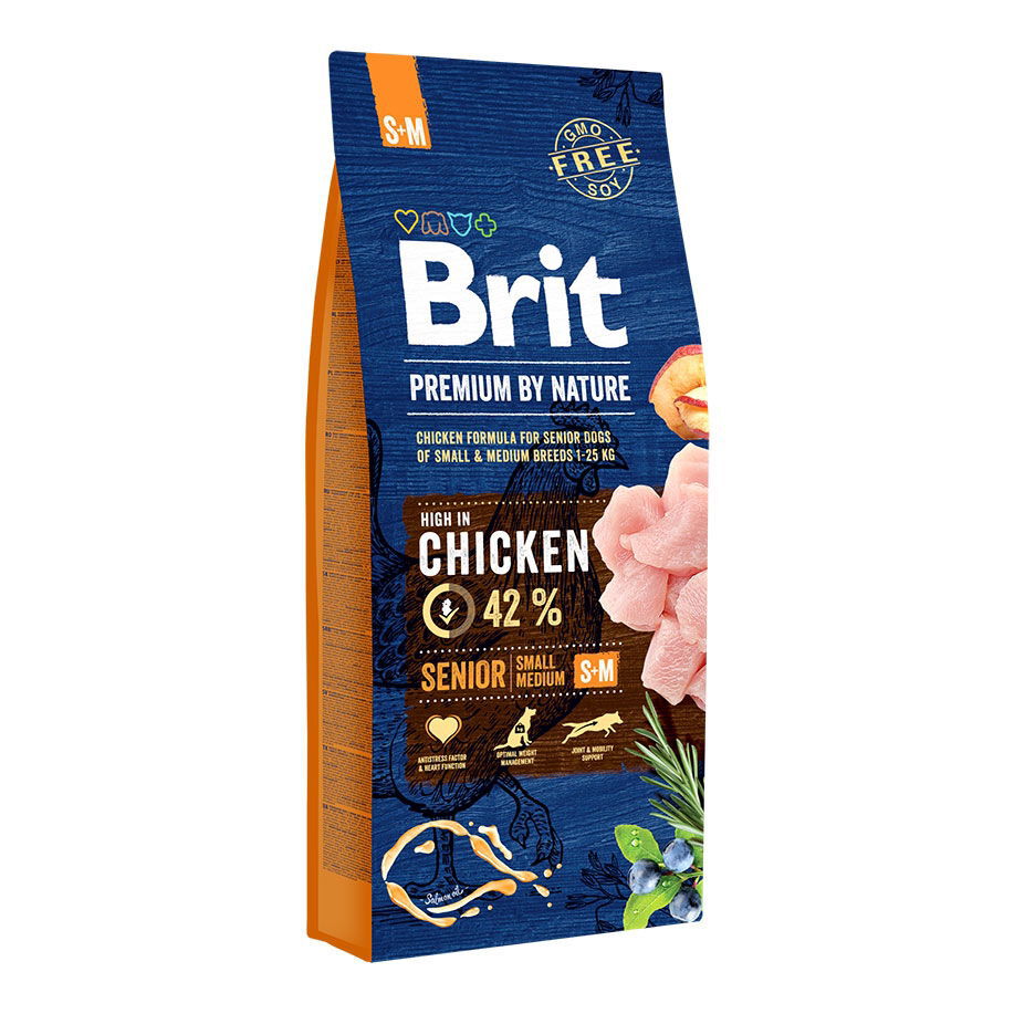 Brit Premium luonnostaan Seniori S/M 15 kg