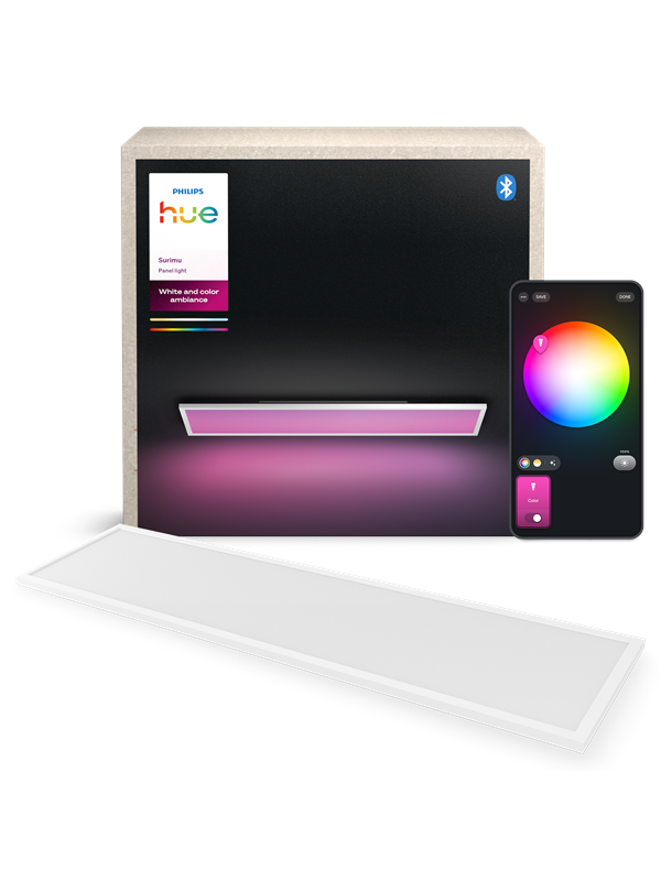 Philips Hue LED-paneeli White & Color Ambiance Surimu 120x30cm