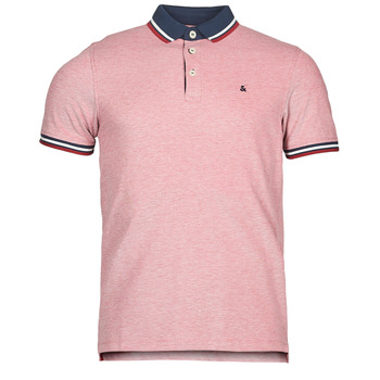 JACK & JONES Paita 'Paulos' laivastonsininen / eosiini / punainen / valkoinen