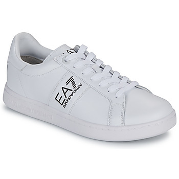 EA7 Emporio Armani Matalavartiset tennarit 'CLASSIC'  musta / valkoinen