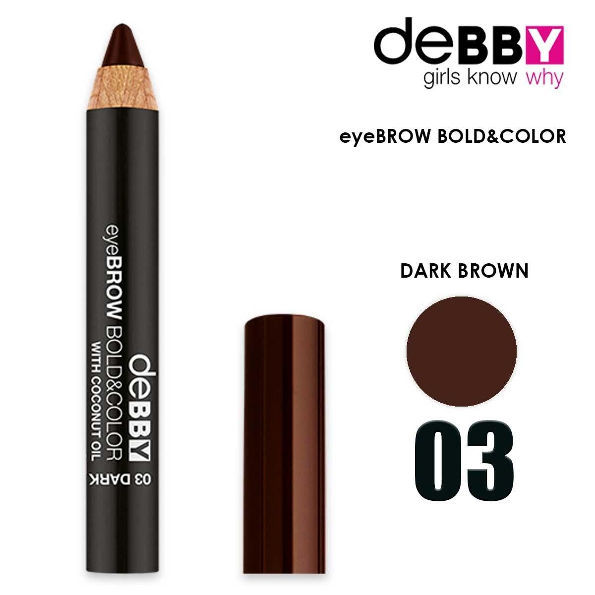 Debby Eyebrow Bold&Color 03 - Tumma Ruskea