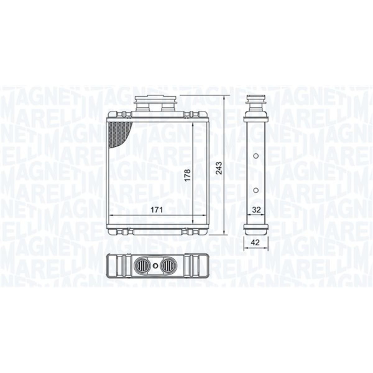 Lämmityslaitteen kenno MAGNETI MARELLI 350218517000