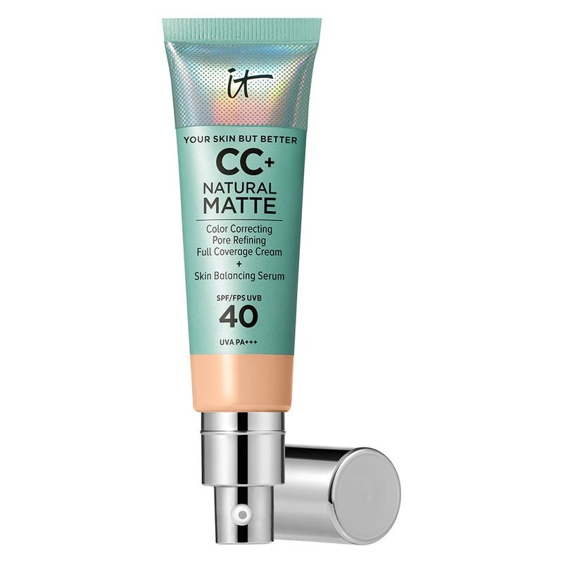 It Cosmetics Cc Natural Matte Cream Foundation Spf40 Light Medium 32ml
