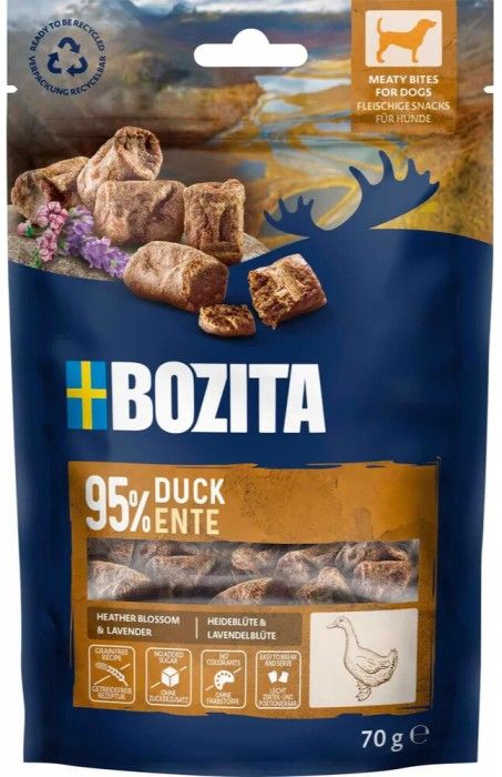 Bozita Meaty Bites Ankka 70g herkku koiralle