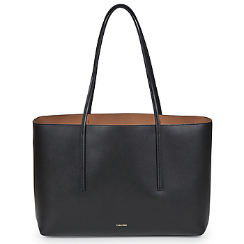 Calvin Klein Ostoskassi 'Foil Logo Tote With' musta