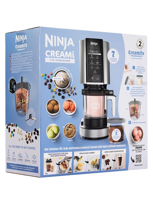 Ninja Jäätelökone Creami NC302EU - ice cream maker - black / silver