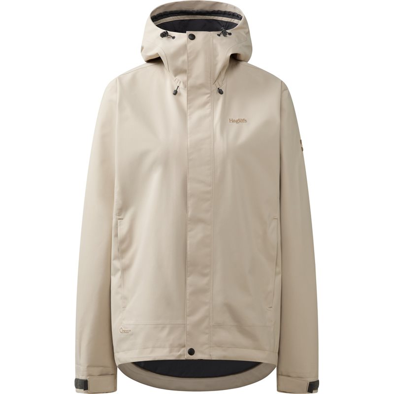 Haglöfs Breeze Proof Jacket Women Chalk Beige - XXL