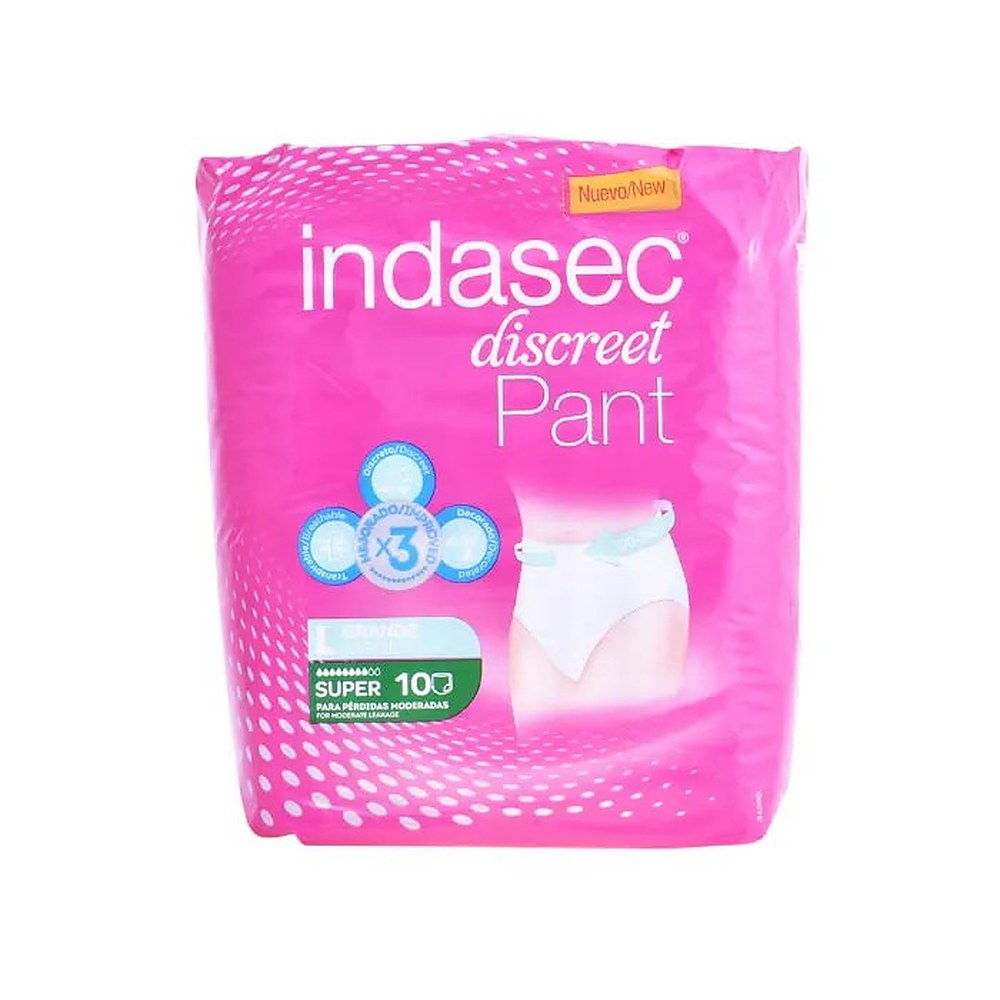 Indasec Pant Super koko iso 10 kpl