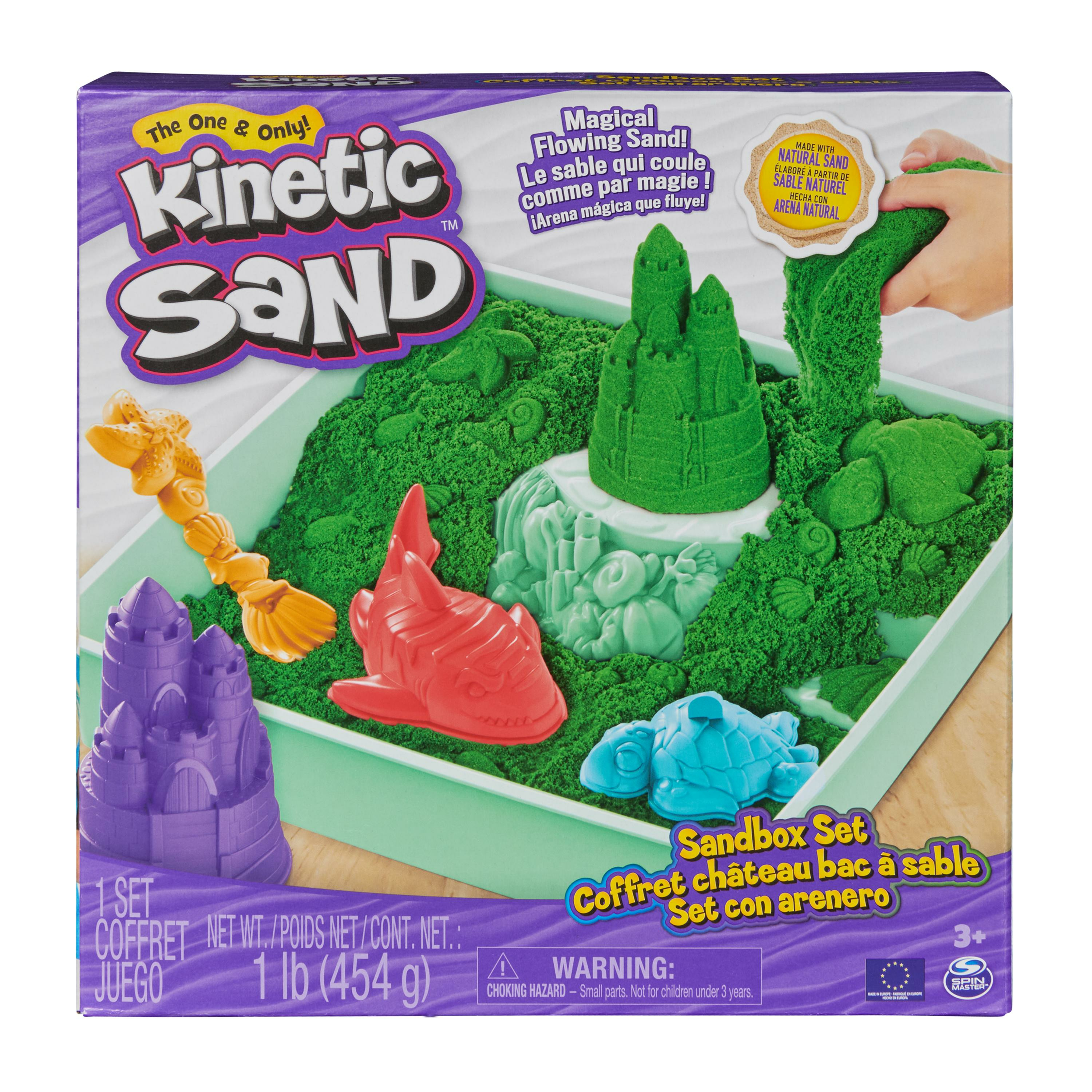 Kinetic Sand Hiekkalaatikkosetti - Green