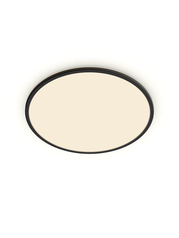Philips Superslim CL550 Ceiling lamp Ø430 mm LED 22W 2700K SceneSwitch IP20, Black