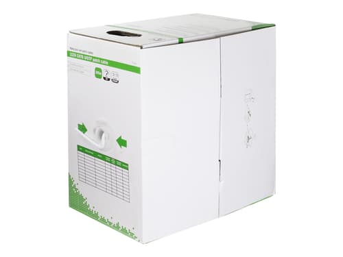Deltaco Cat6 U/UTP LSZH 305m -verkkokaapeli, valkoinen