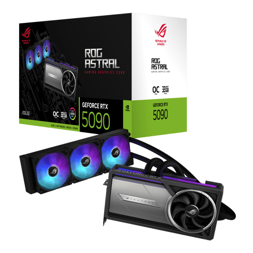 ASUS GeForce RTX 5090 ROG Astral LC OC - 32GB GDDR7 RAM - Näytönohjaimet