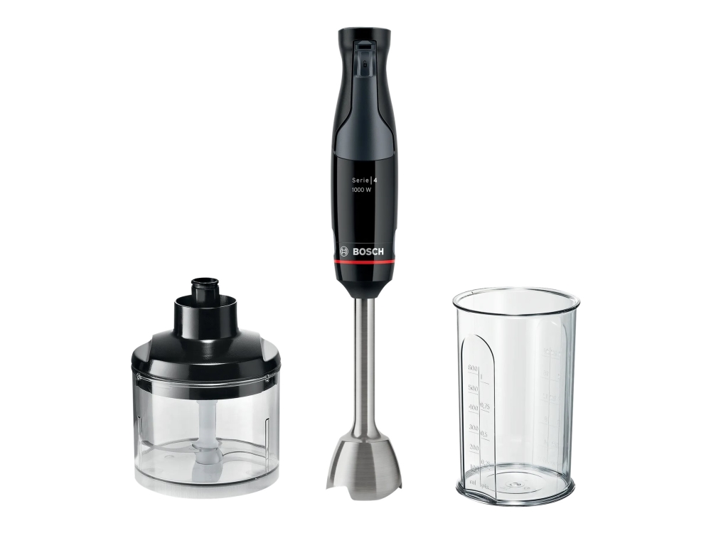 Bosch ErgoMaster Series 4 MSM4B620 1000 W -sauvasekoitinsarja, musta