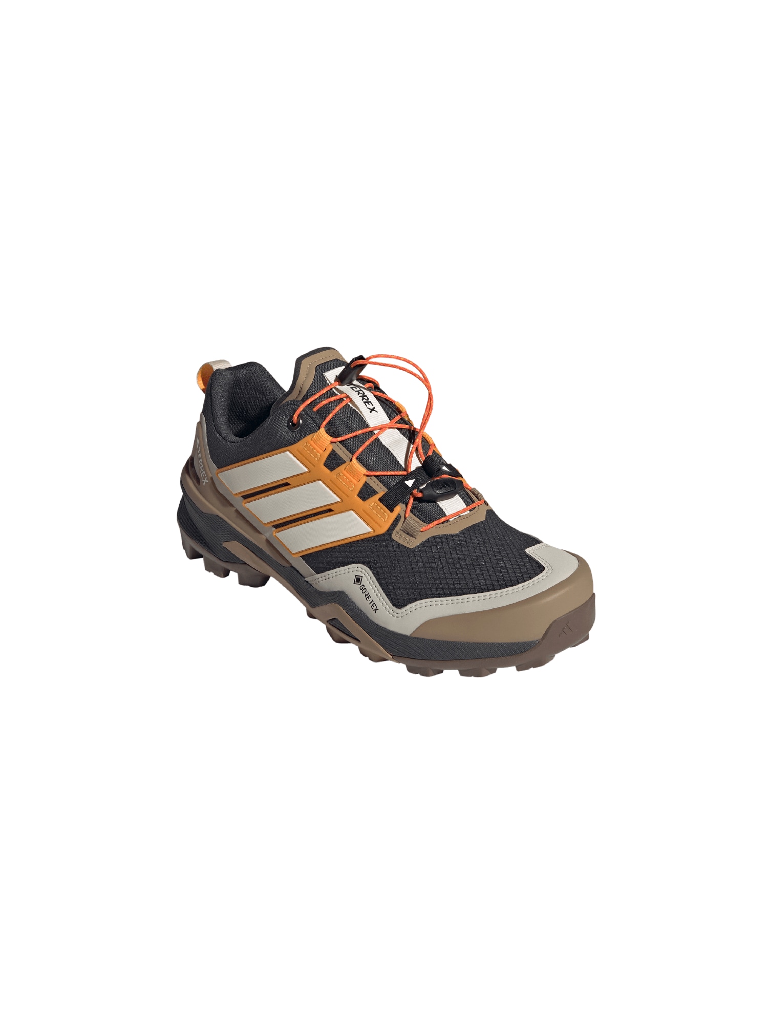 ADIDAS TERREX Ulkoilukengät 'Skychaser' antrasiitti / vaaleanharmaa / vaaleanoranssi / offwhite