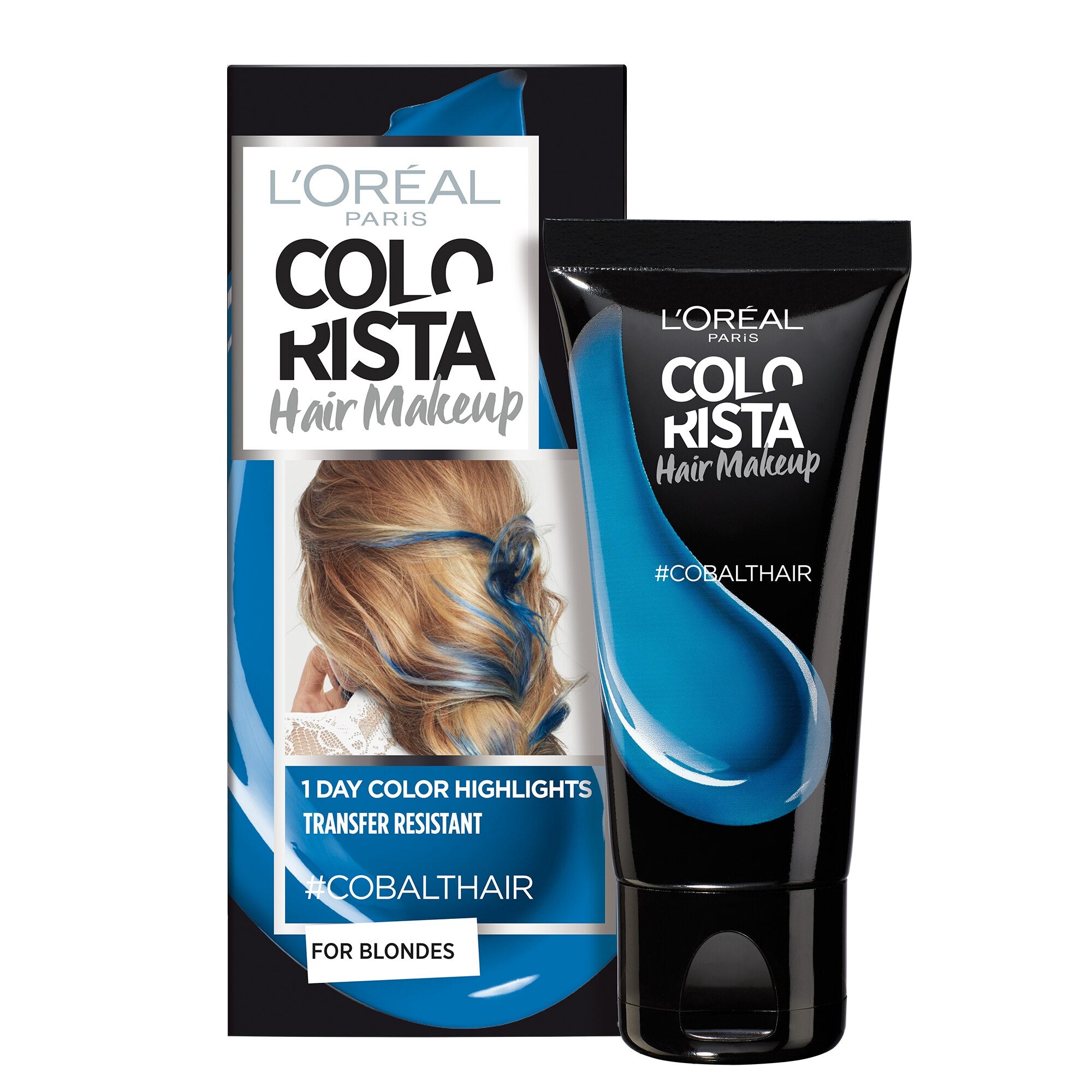 L'Oreal Paris, Colorista meikki, puolipysyvä hiusväri, #koboltti, 30 ml