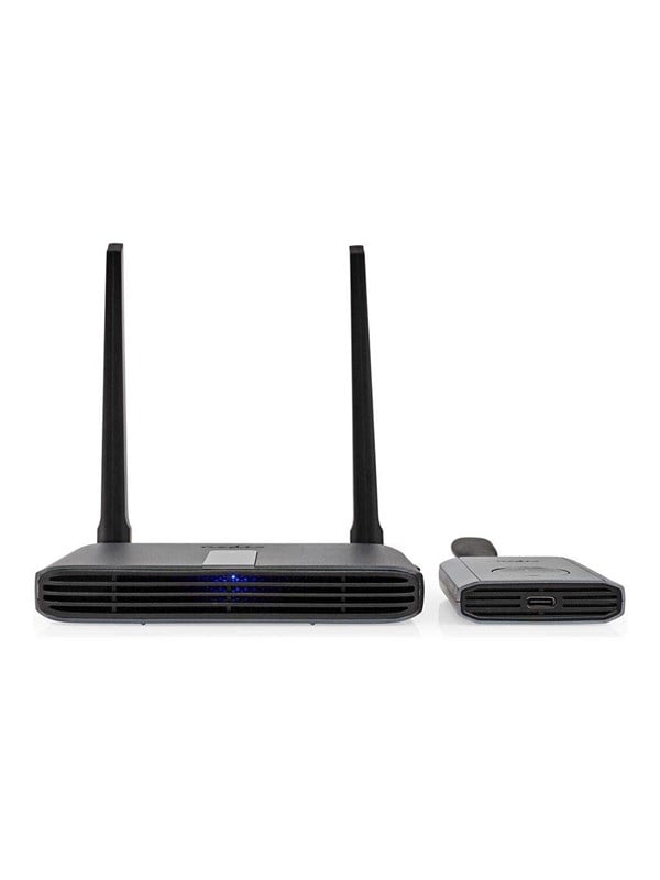 Nedis Langaton HDMI TM lähetin | Wi-Fi | 2400-5000 MHz | 30m (suora näköyhteys) | Maksimi kuvantarkkuus: Full HD 1080p | 1.65 Gbps | ABS-Muovi | Musta